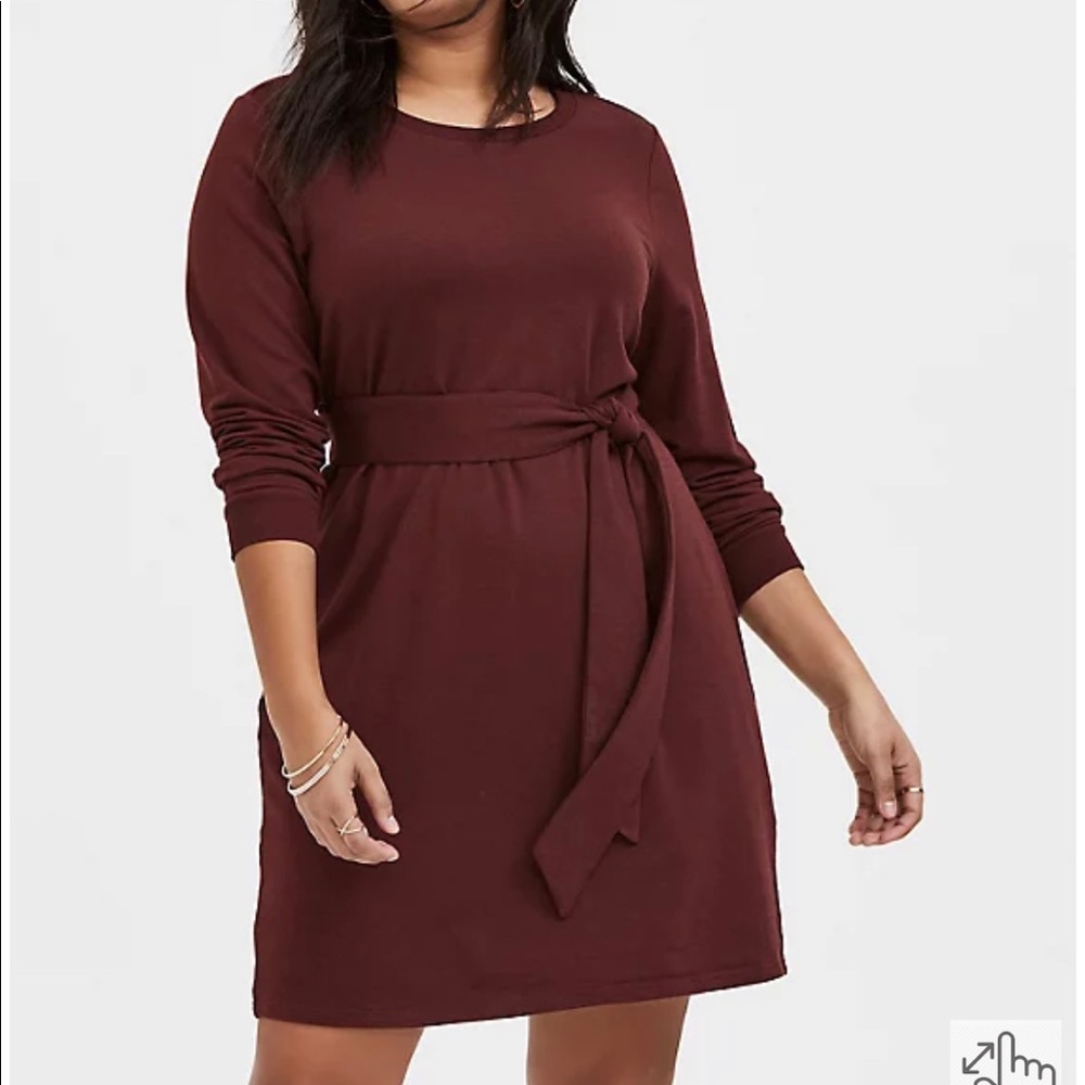Torrid Mini French Terry Shift Dress NWT Size 0 Large 12